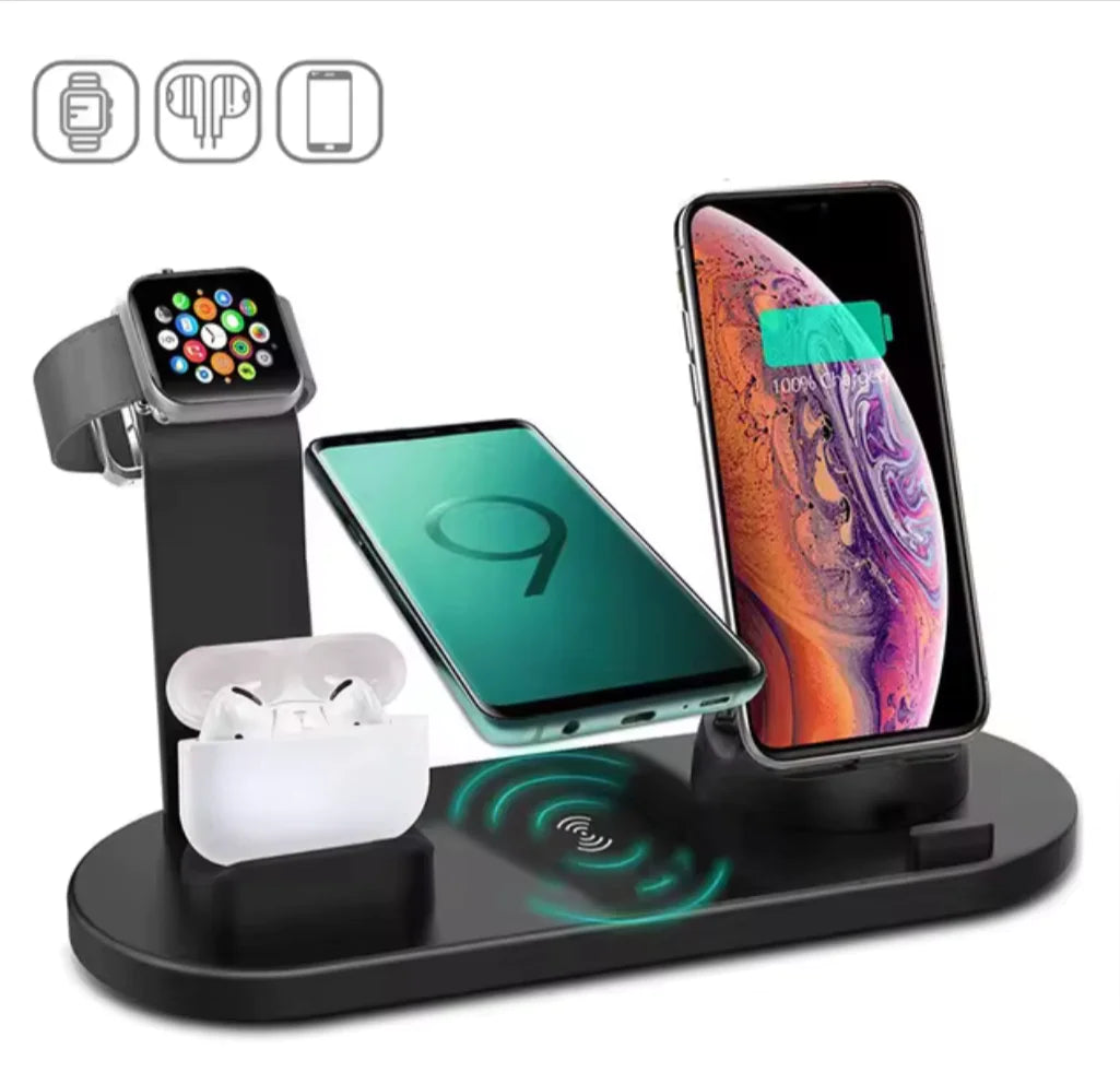 Ultimate 30W 7-in-1 Wireless Charging Station for iPhone, Apple Watch & AirPods – Fast & Convenient!