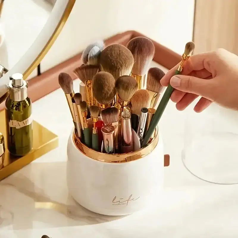 Dome brush holder