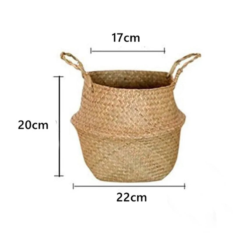 Seagrass Hanging Planter Basket